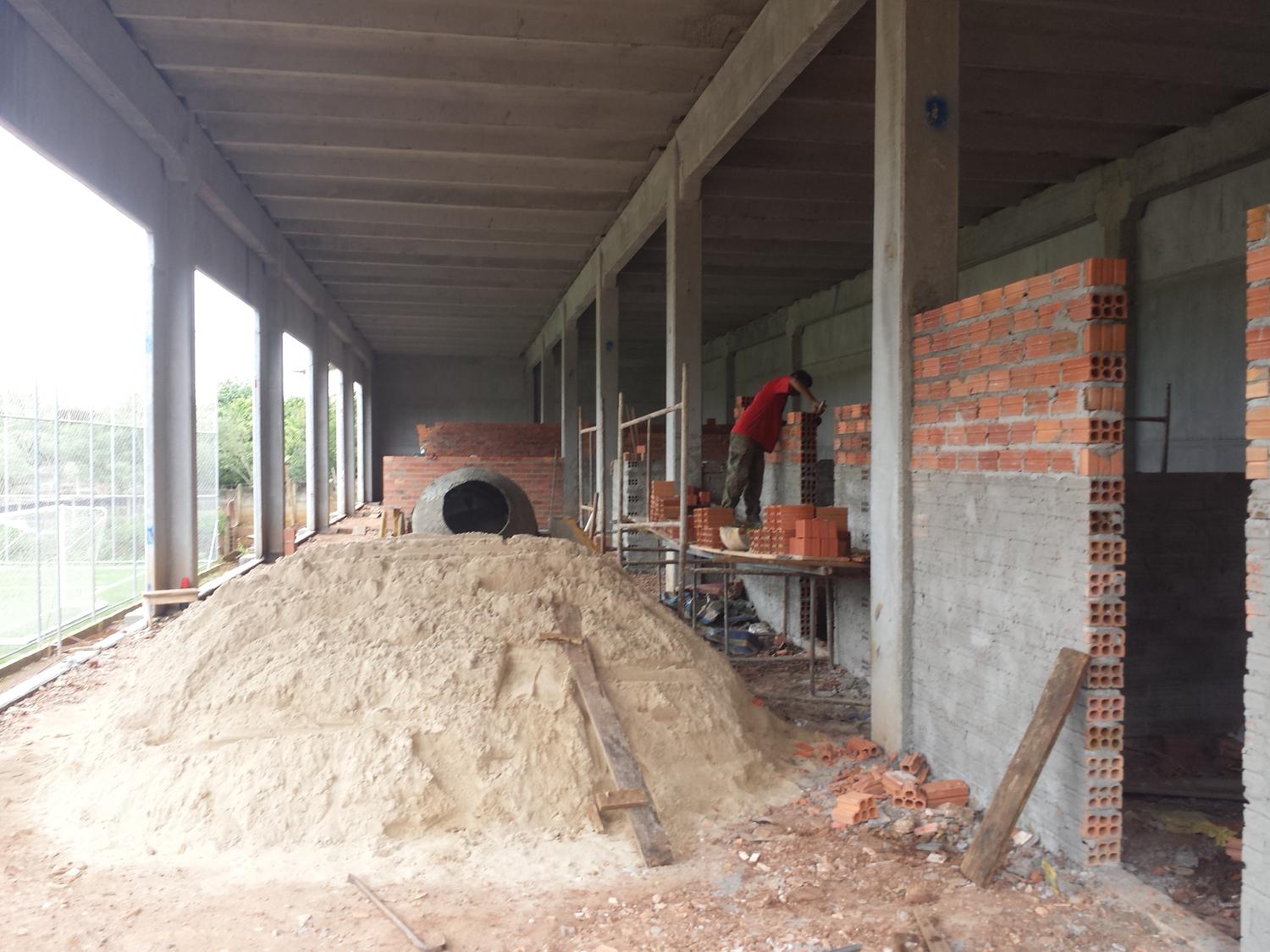 Montagem de barracão industrial — Ponta Grossa/PR (obra 2)