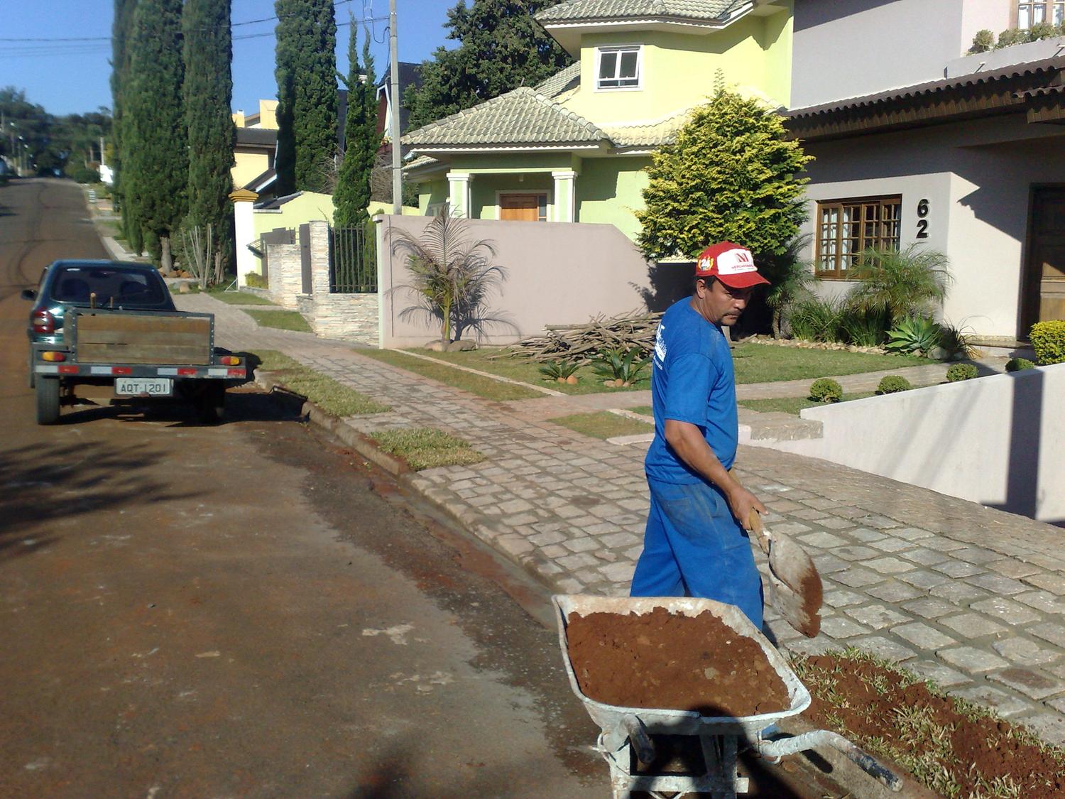 Obra de drenagem — Jardim América, Ponta Grossa/PR