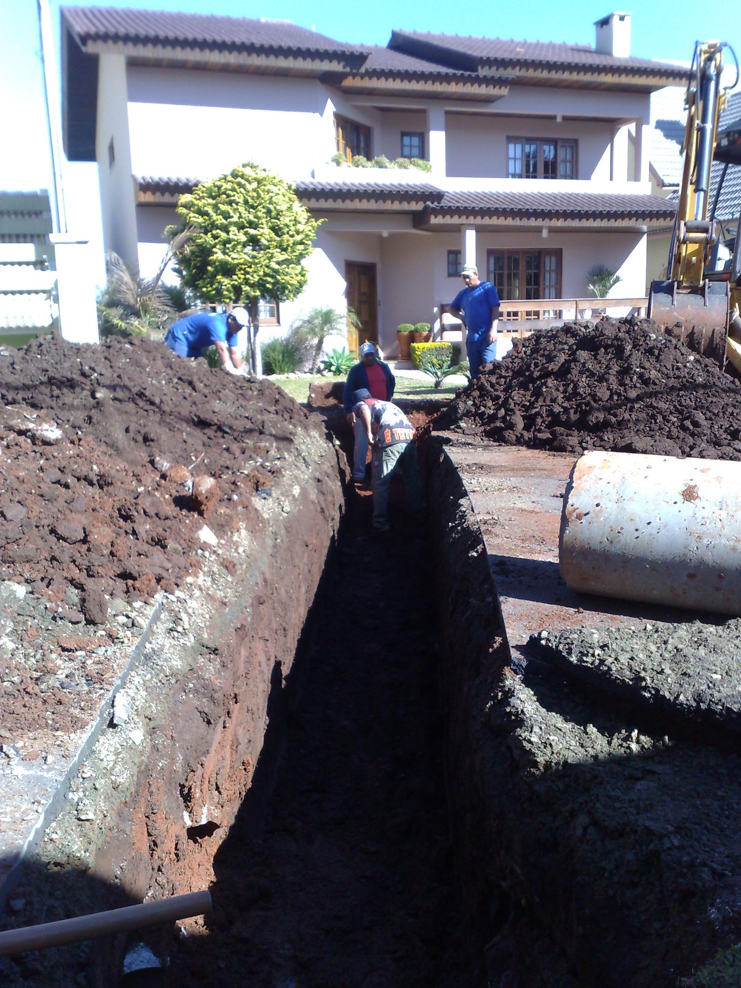 Obra de drenagem — Jardim América, Ponta Grossa/PR