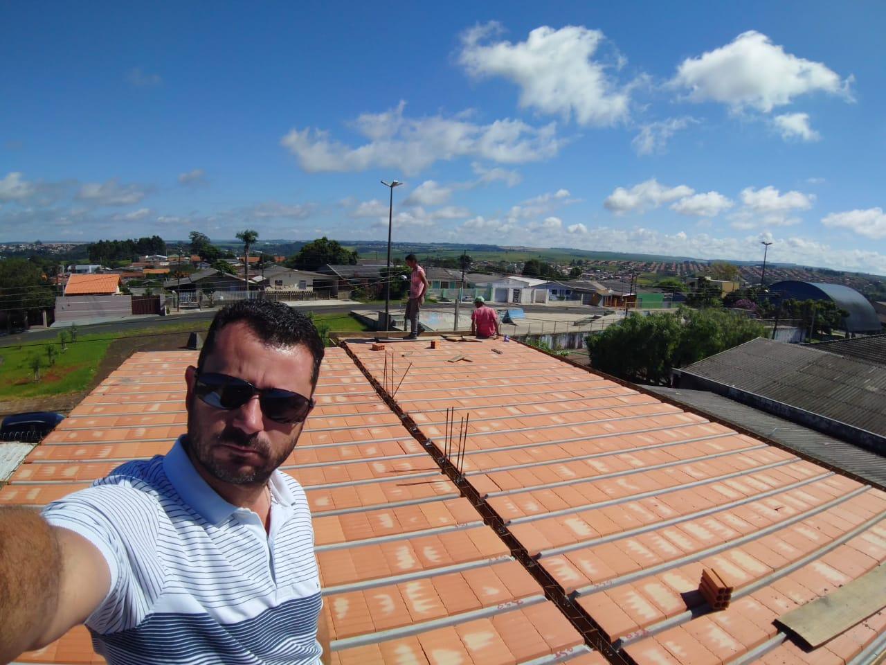 Obra residencial (sobrados) — Ponta Grossa/PR