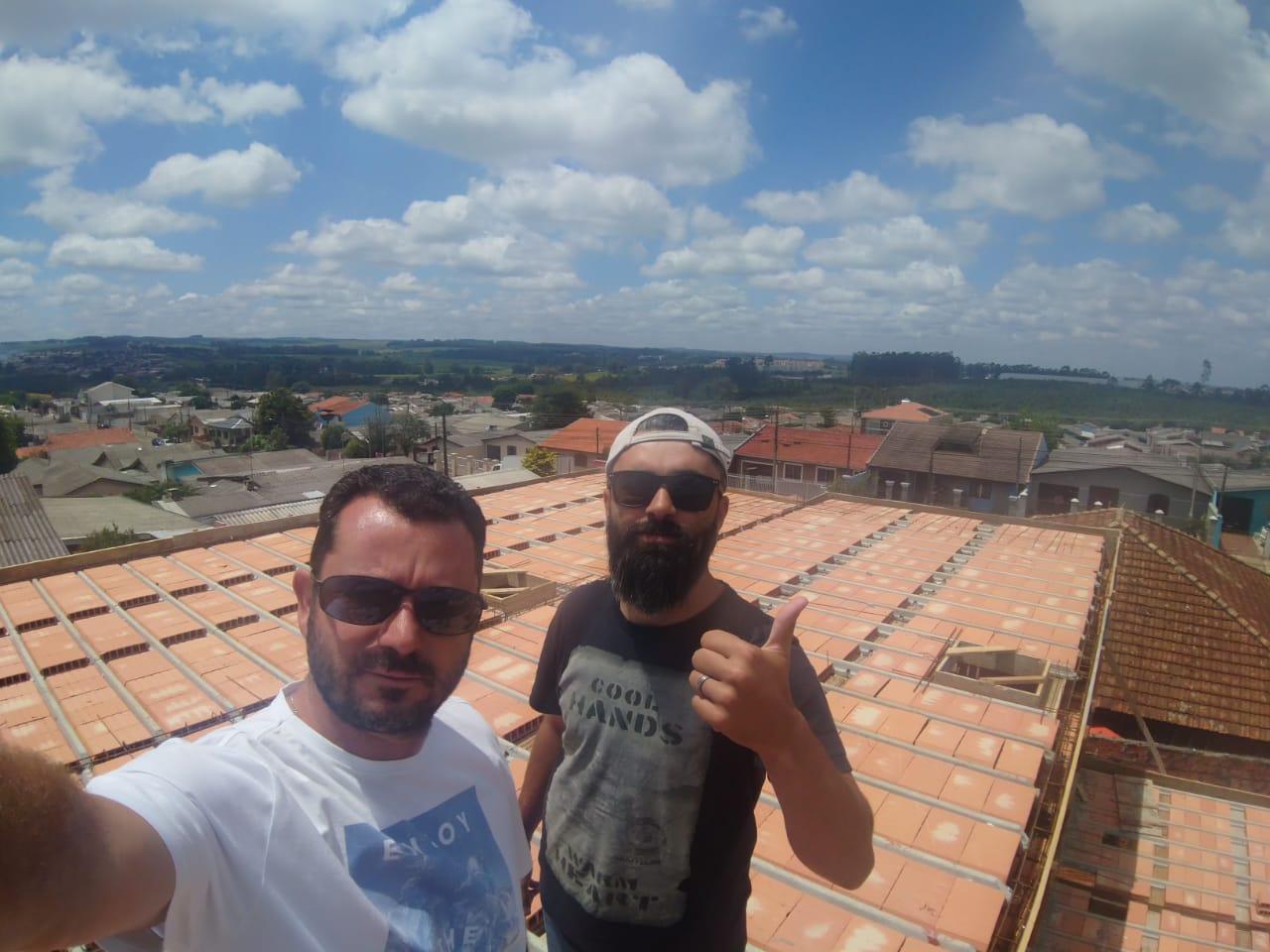 Obra residencial (sobrados) — Ponta Grossa/PR