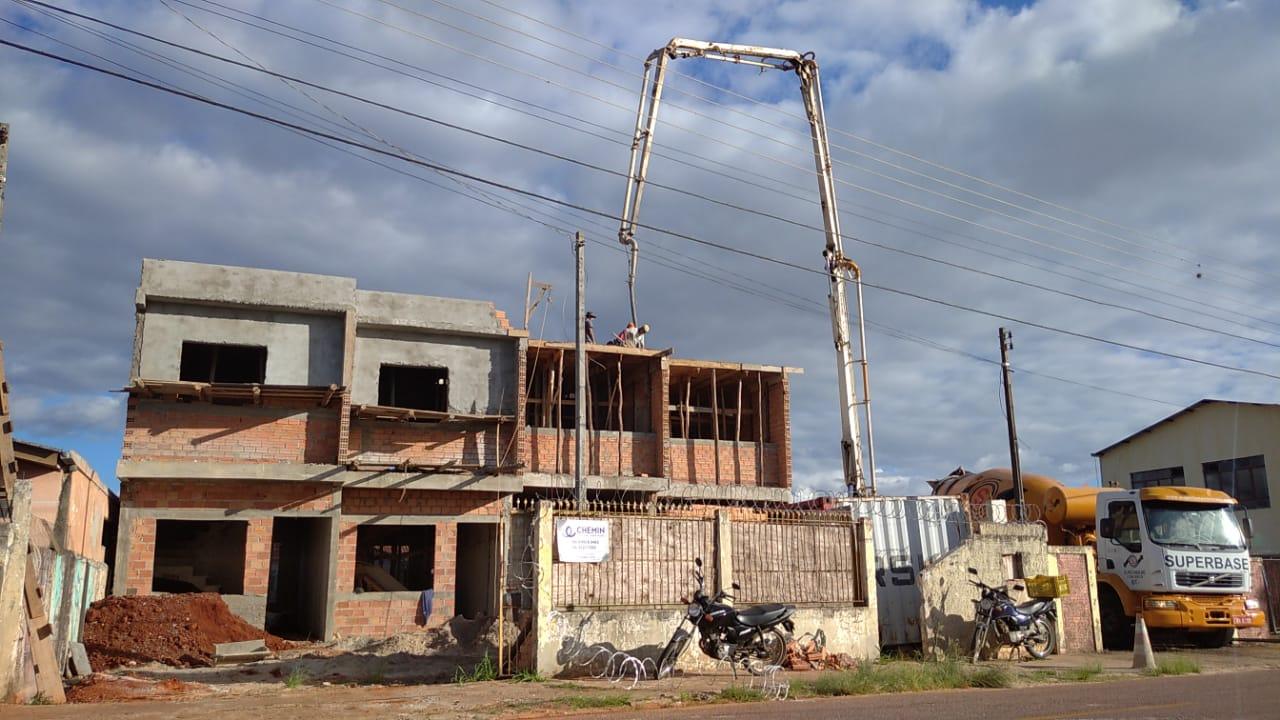 Obra residencial (sobrados) — Ponta Grossa/PR